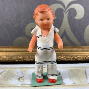 Poupée enfant articulée 1/12 miniature maison 10 cm