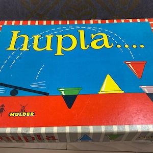Vintage spel - Hupla - Mulder - educatief - voor jongens en meisjes
