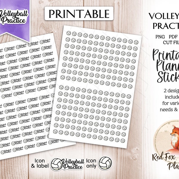Volleyball Stickers - Etsy