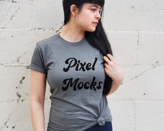 Bella Canvas 3001 Maquete Verde Militar, Bella Canvas 3001 Maquete, Bella Canvas Maquete de Camisa, Modelo Camiseta Maquete