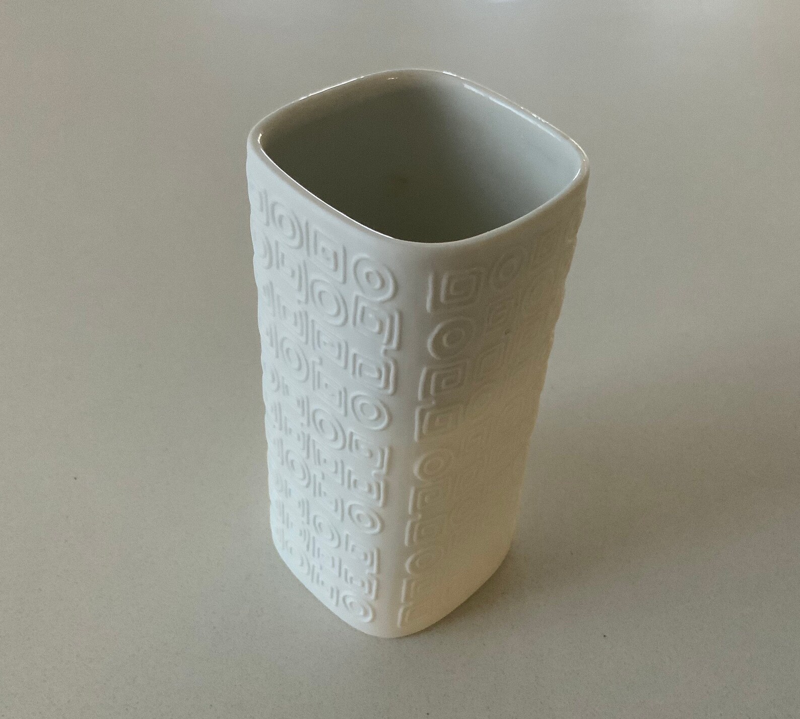 White Rosenthal StudioLinie Vase Cuno Fischer MidCentury Etsy