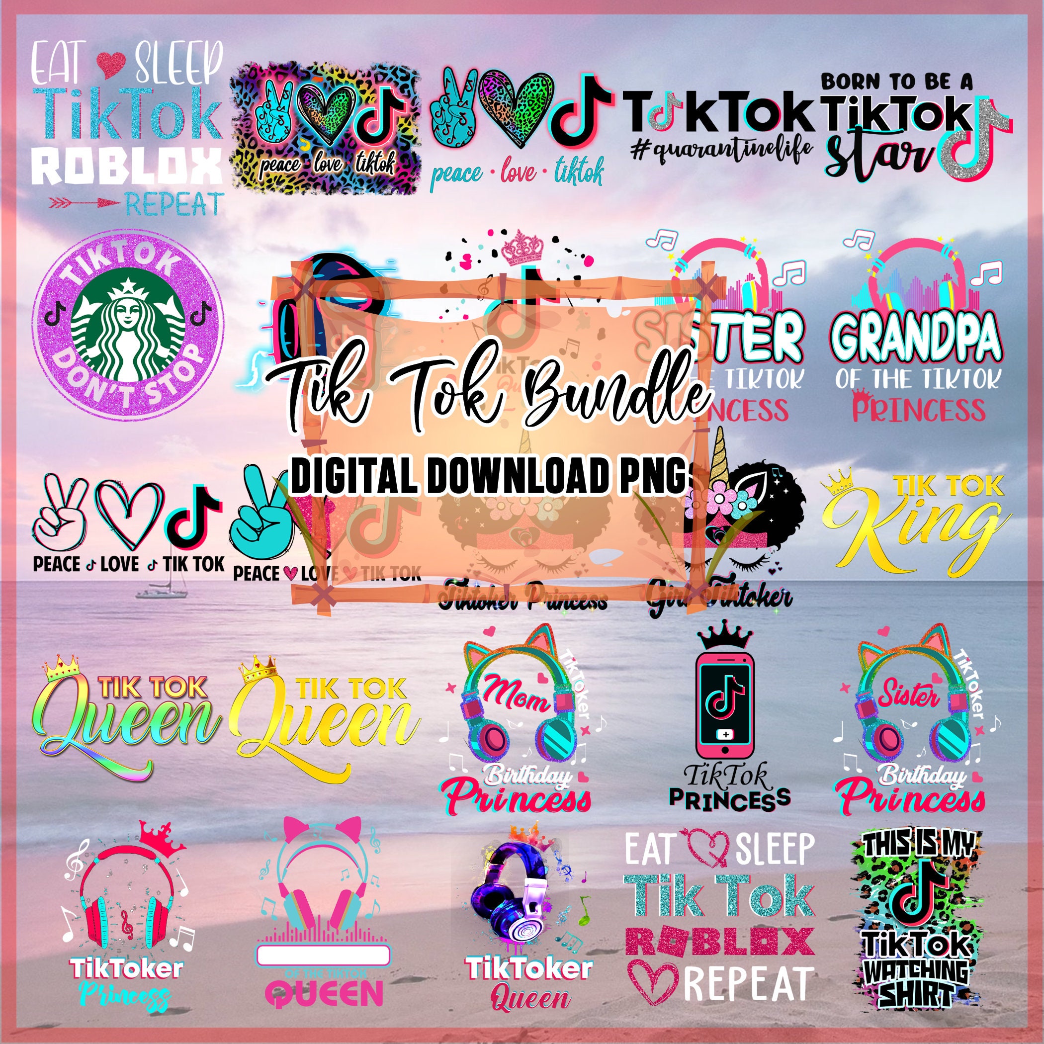 Download Birthday Princess Birthday Tiktok Png Tiktoker Family Png ...