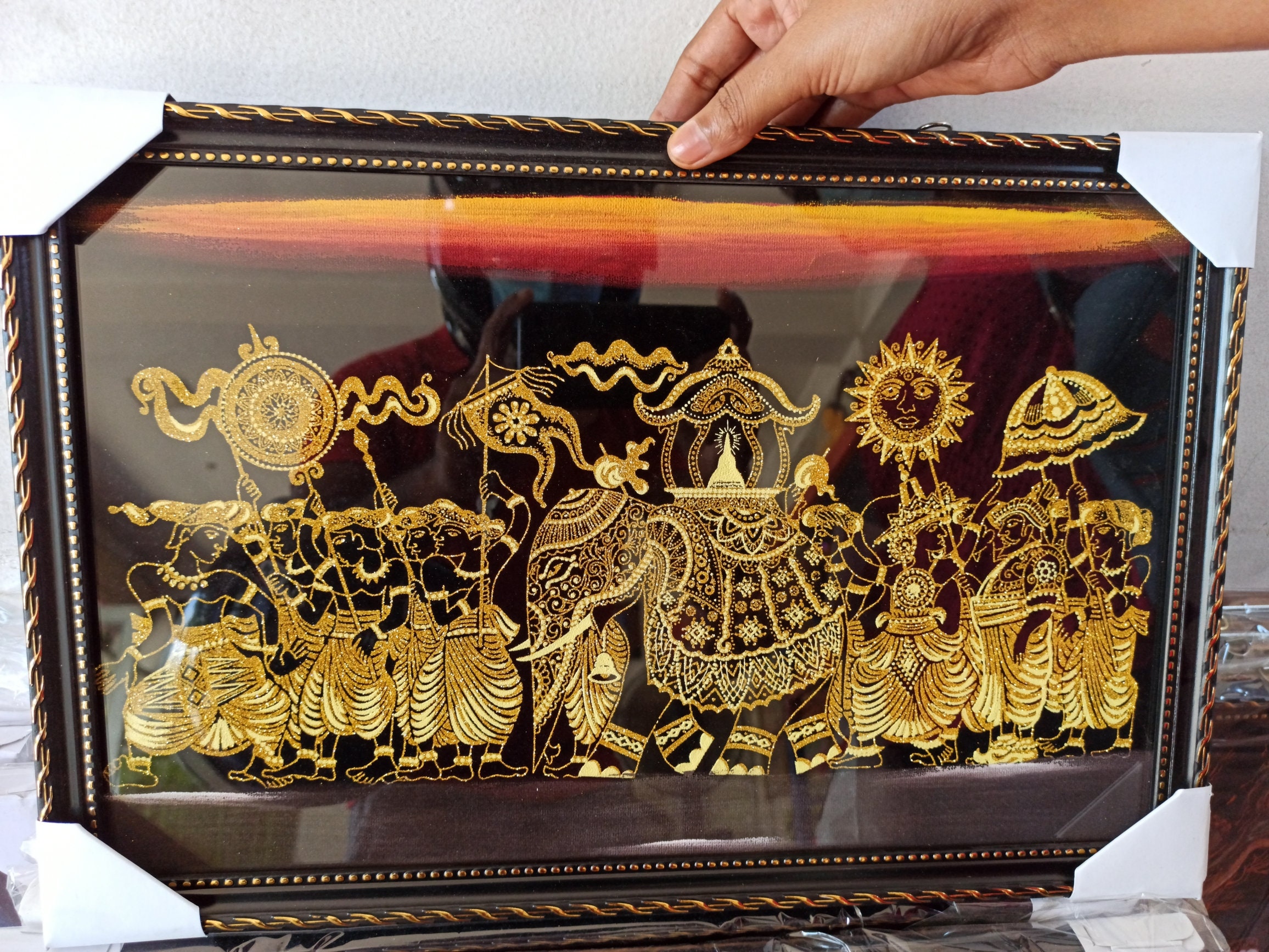 Traditional Sri Lankan Kandy Perahera Wall Hanging Art Etsy