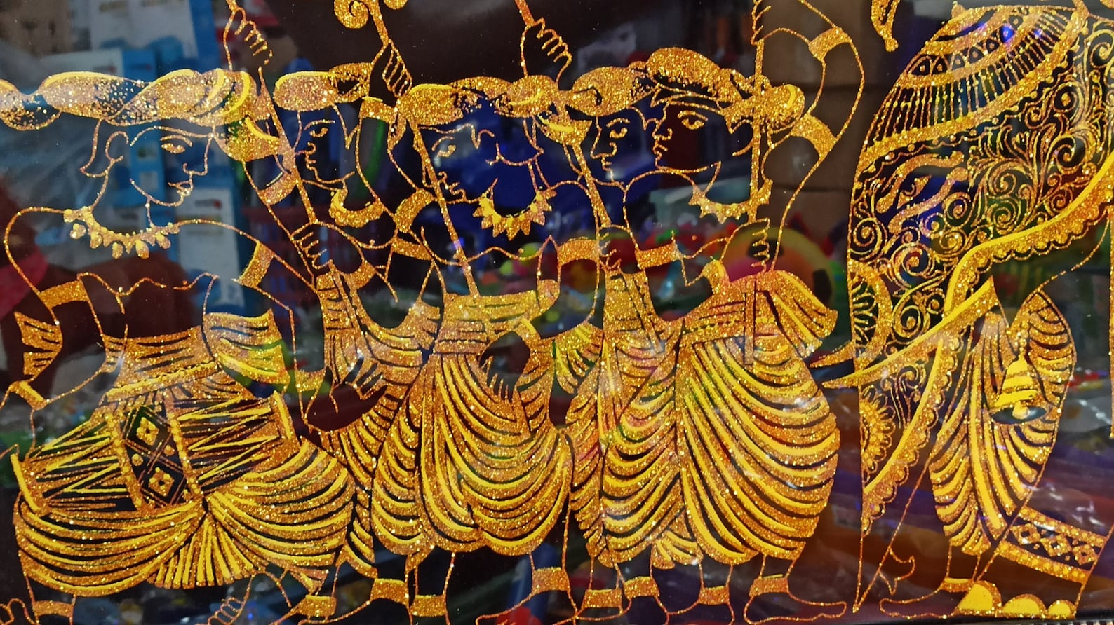 Wall Hanging Frame Art Painting Sri Lanka Kandy Esala Perahera Etsy