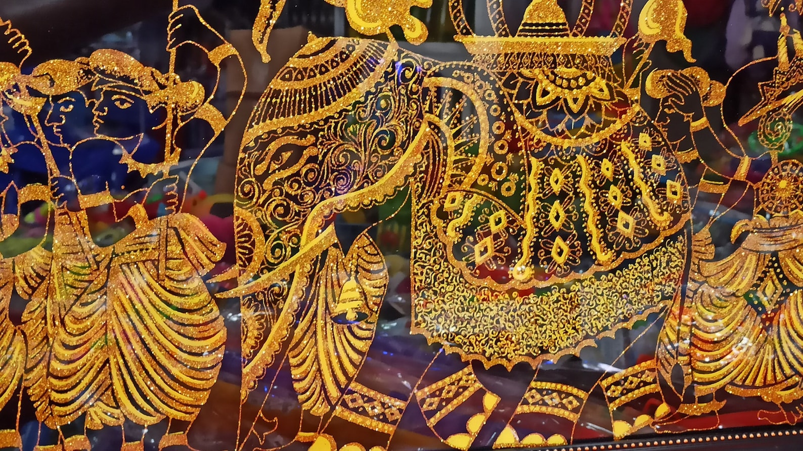 Wall Hanging Frame Art Painting Sri Lanka Kandy Esala Perahera Etsy