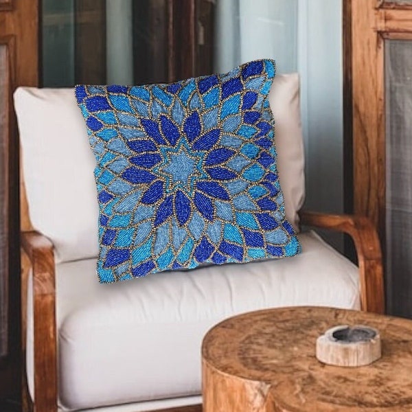 Beaded Throw Pillows Etsy