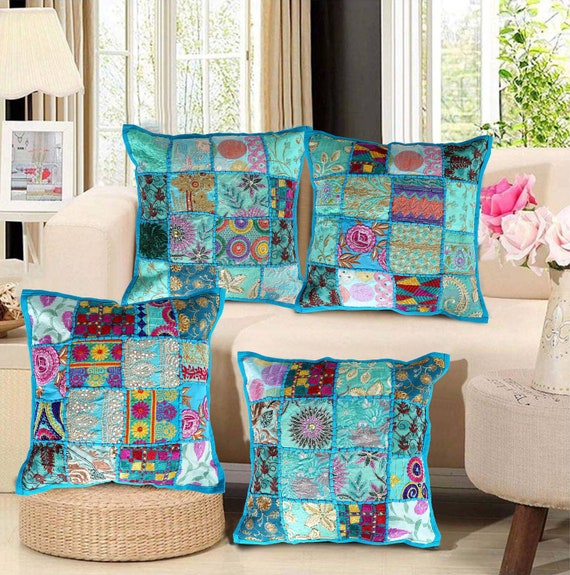 【美品・希少❗️】ラルフローレン・パッチワーククッション2個 パッチワーククッション2個セット 美品・希少❗️】ラルフローレン