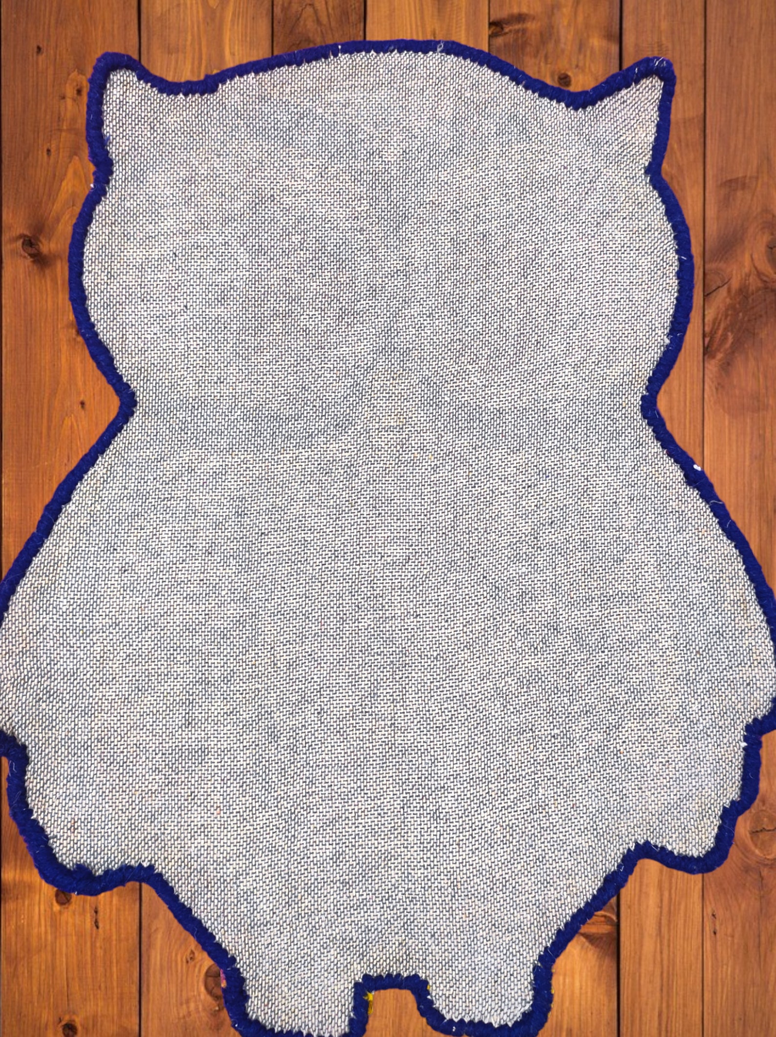 Wool Tufted Owl Rug, Handmade Bird Rug, Animal Rug, Colorful Area Rug ...