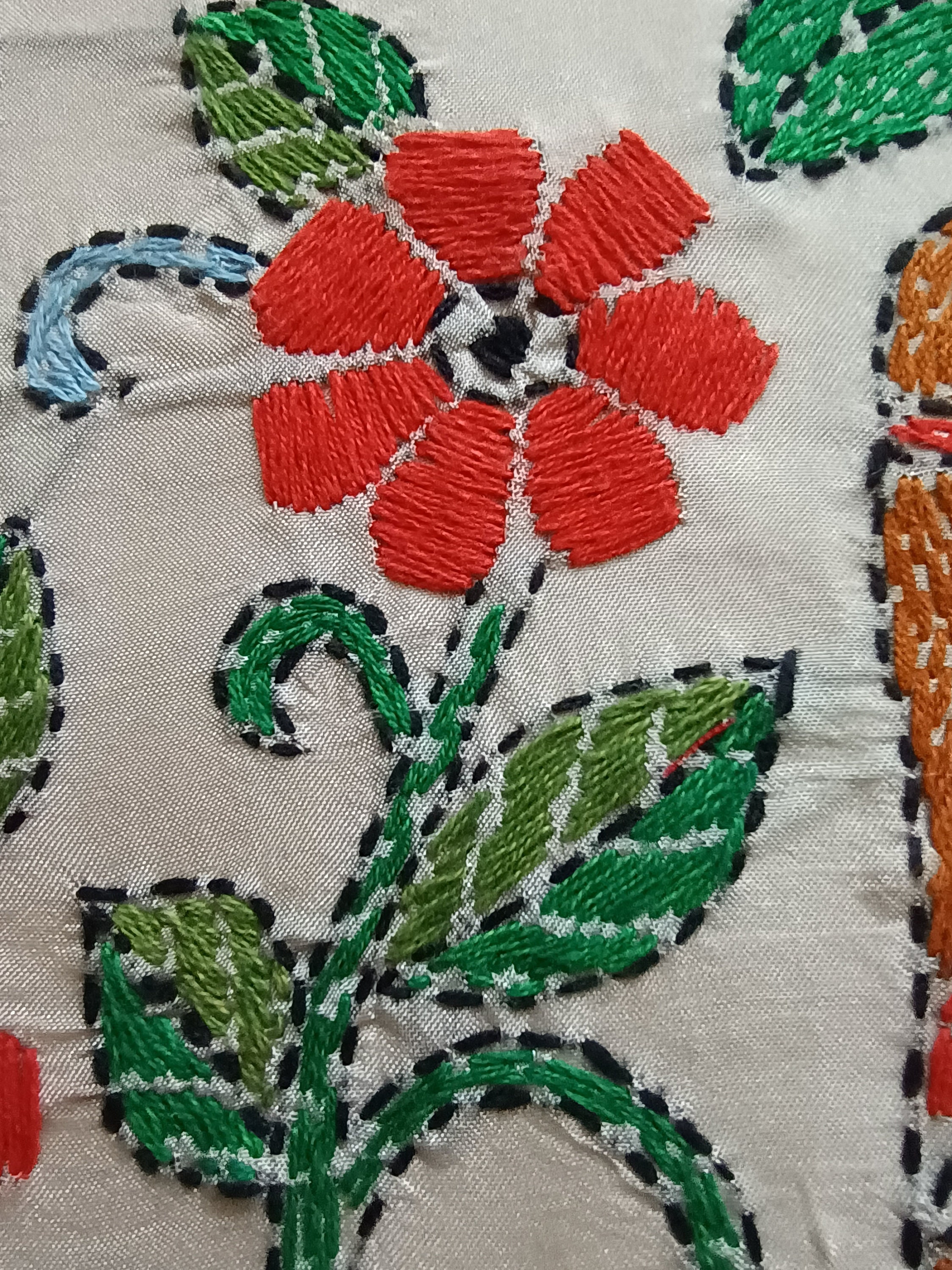 Vintage Art Indian Nakshi Kantha Tapestry Handmade Embroidery - Etsy