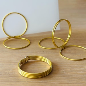 Tischkartenhalter mit doppelseitigem Standfuß S/M/L Hochzeit Feier Ständer für Namensschilder, Menü etc. Ring Kreis gold