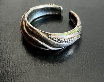 Georg Jensen Vintage Modernist Ring No. 364 OK Designer Ole Kortzau Sterlingsilber 925 Silber Echtsilber Modernismus