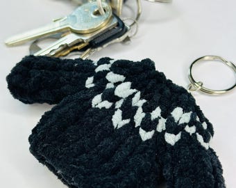 Schlüsselanhänger Mini Pullover Islandpullover handgestrickt Taschenanhänger Rucksack Anhänger Miniatur Norweger