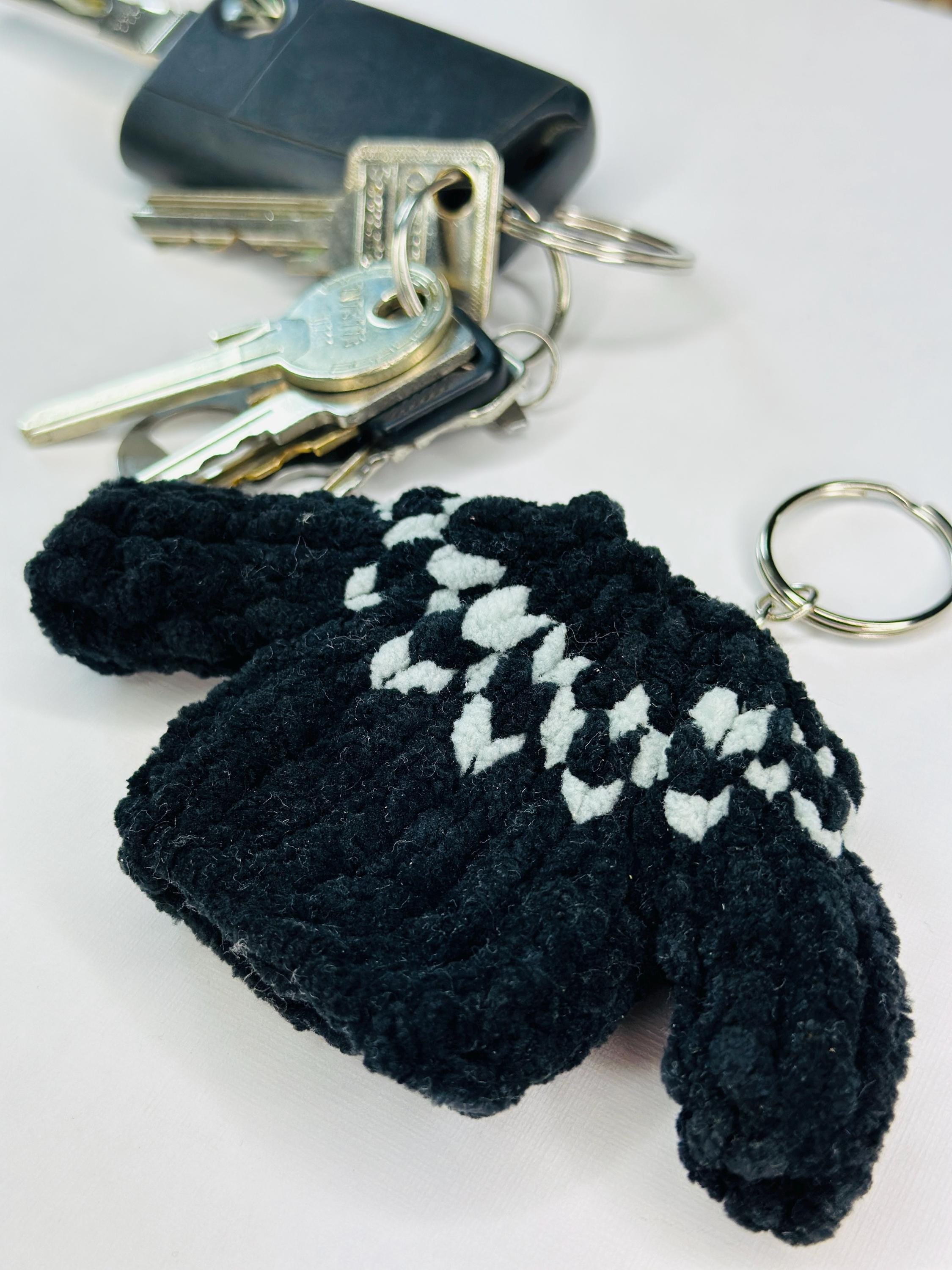 Keyring Mini Sweater Icelandic Sweater Hand-knitted Bag Charm