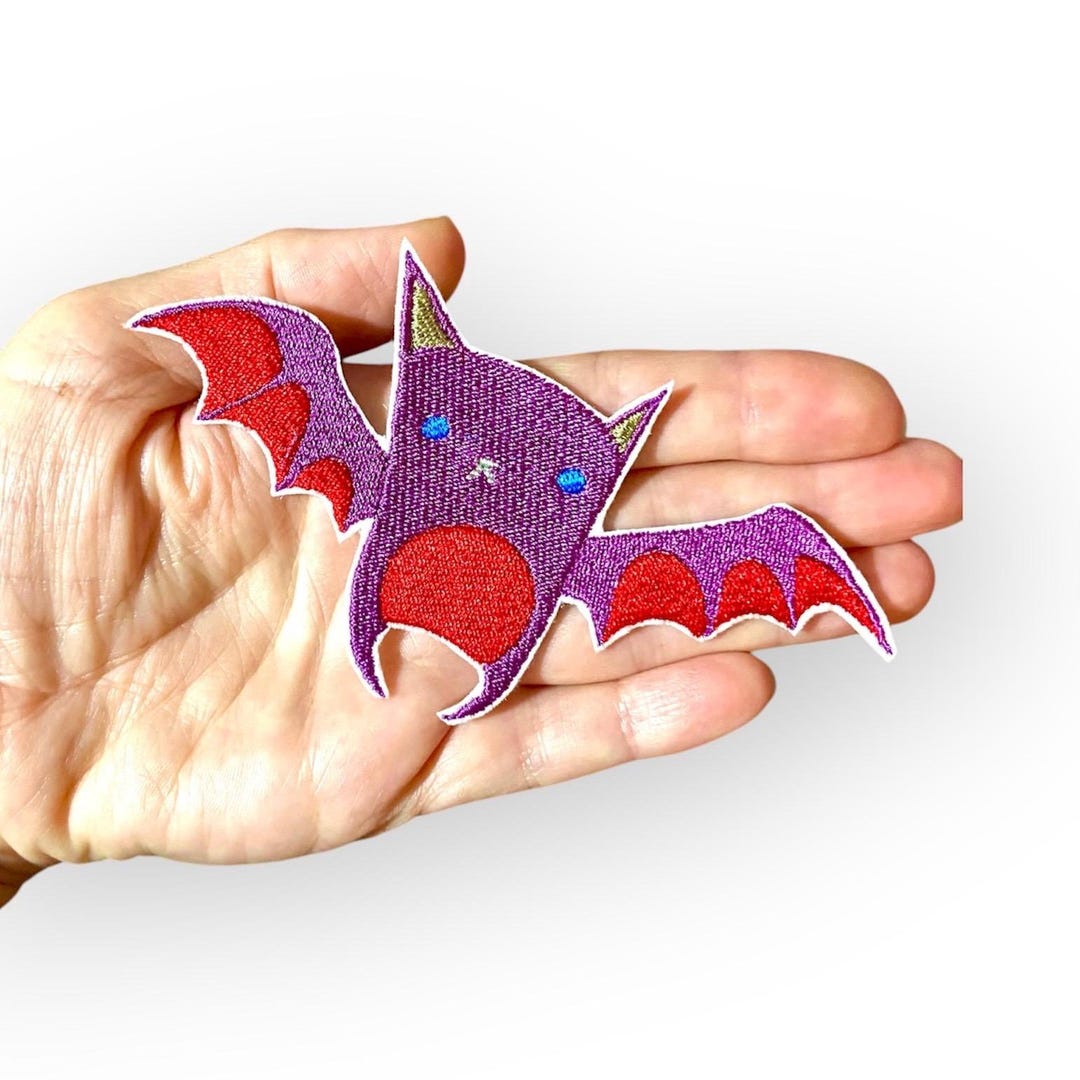 Bat Patch Black Bat Patch Funny Animal Badge Decorative Patch DIY Embroidery ...