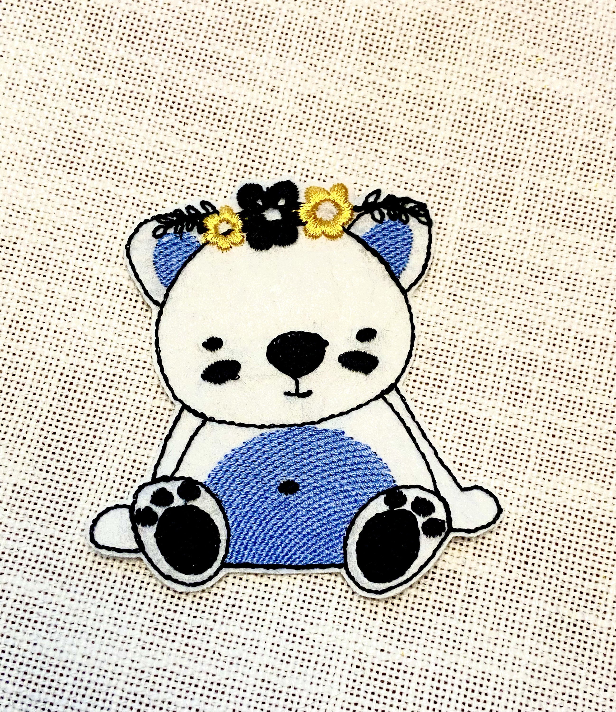 Adorable Panda Patch/animal Patch/diy/decorative Accessory/embroidered ...