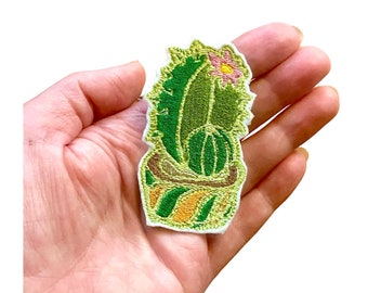 Cactus patch, Mexican patches, African patch, cactus applique, succulent plant badge, cactus badge,DIY embroidery, cactus motif, cactus gift