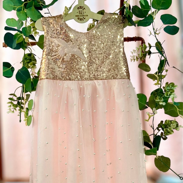 Tüll Blumen Mädchen Kleid | Rustikale Spitze Blumenmädchen Kleider | Langarm Blumenmädchen Kleider | Weihnachten Party Kleid |Kleid Baby Mädchen Taufe