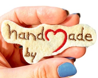 Handmade patch,handmade stickers , iron-on images, iron-on appliques,Iron-On Patch - Recycl Patch , Applique Hand made