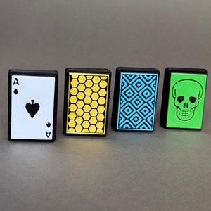 Curseur magnétique haptique Ace of Spades, Fidget Clicker, EDC Fidget, jouet de bureau Fidget, Fidget Slider, curseur magnétique Fidget personnalisable