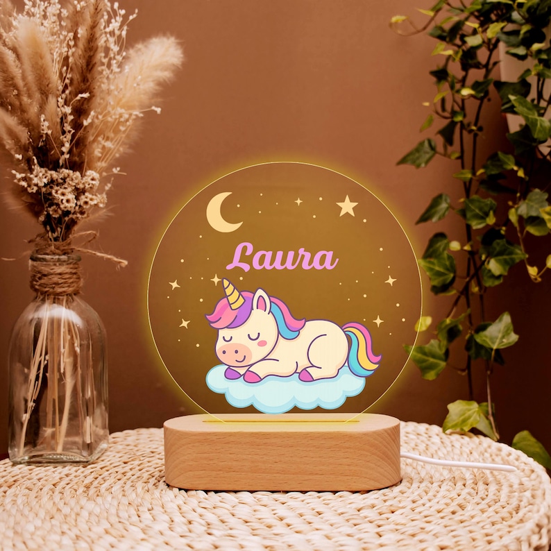 KoalaWoodStore Unicorn Night Light - Thumbnail 5
