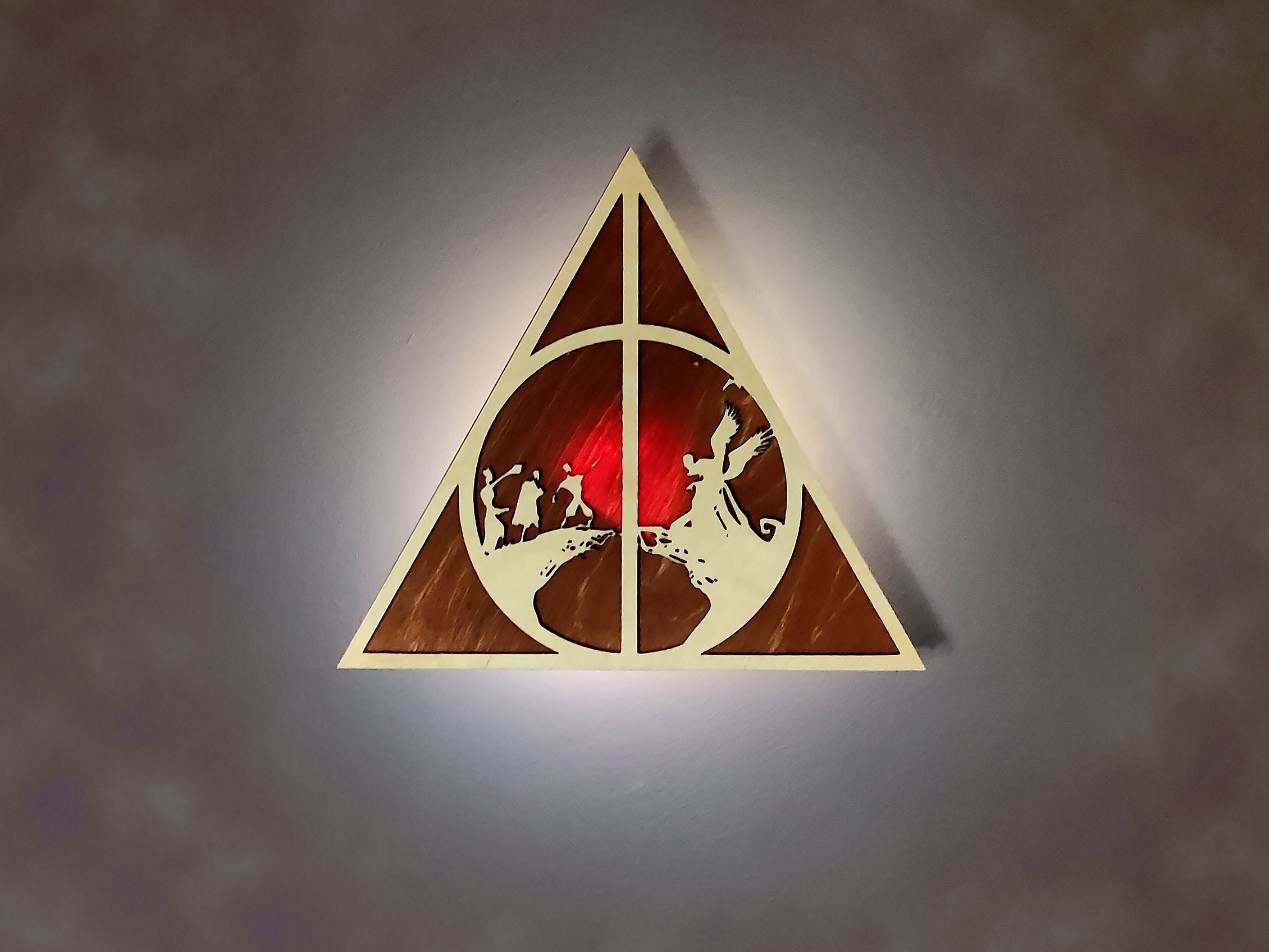 Deathly Hallows Wall - Etsy UK Deathly Hallows Wall - Etsy UK
