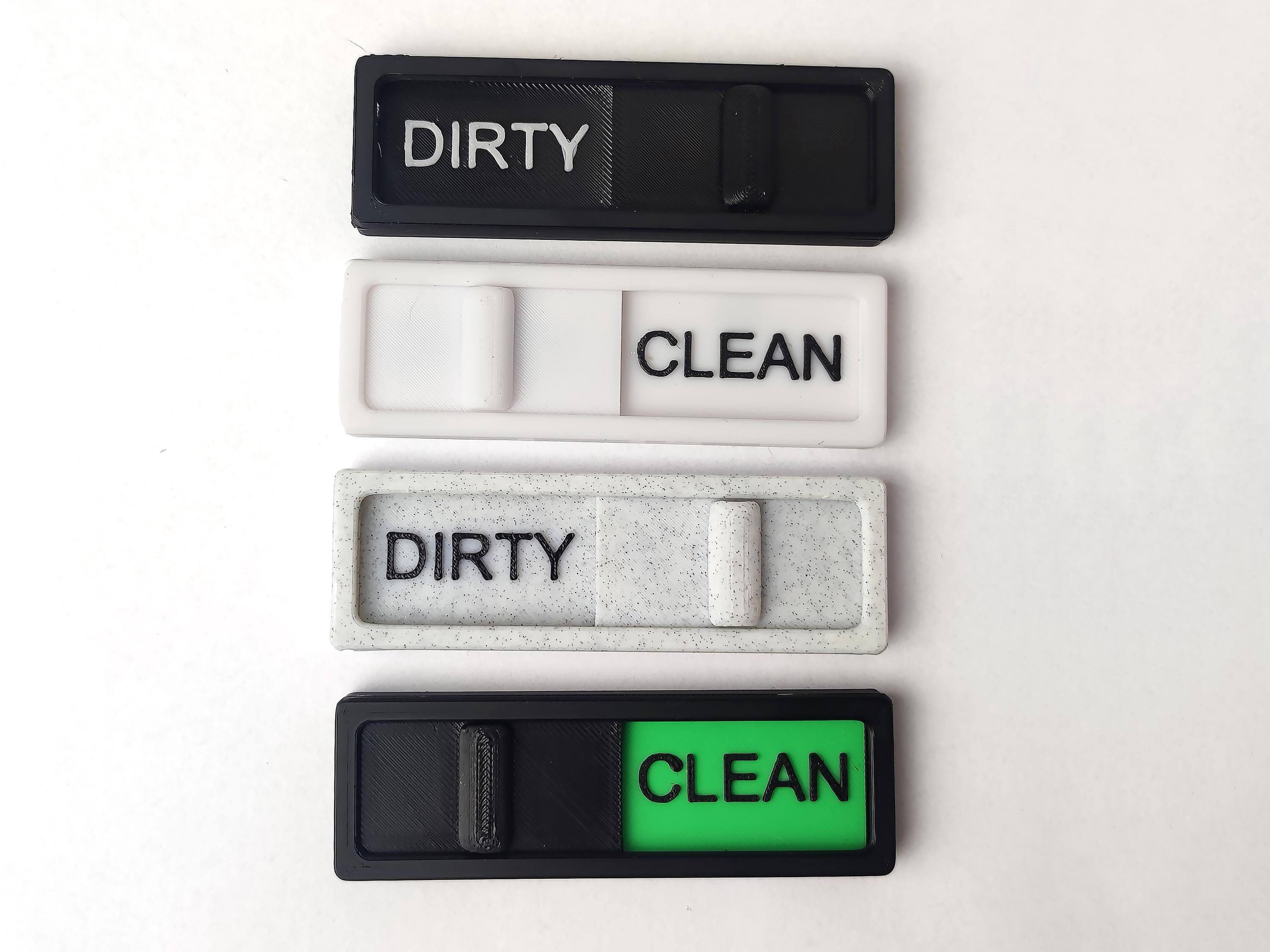 Customizable Dishwasher Magnet Clean Dirty