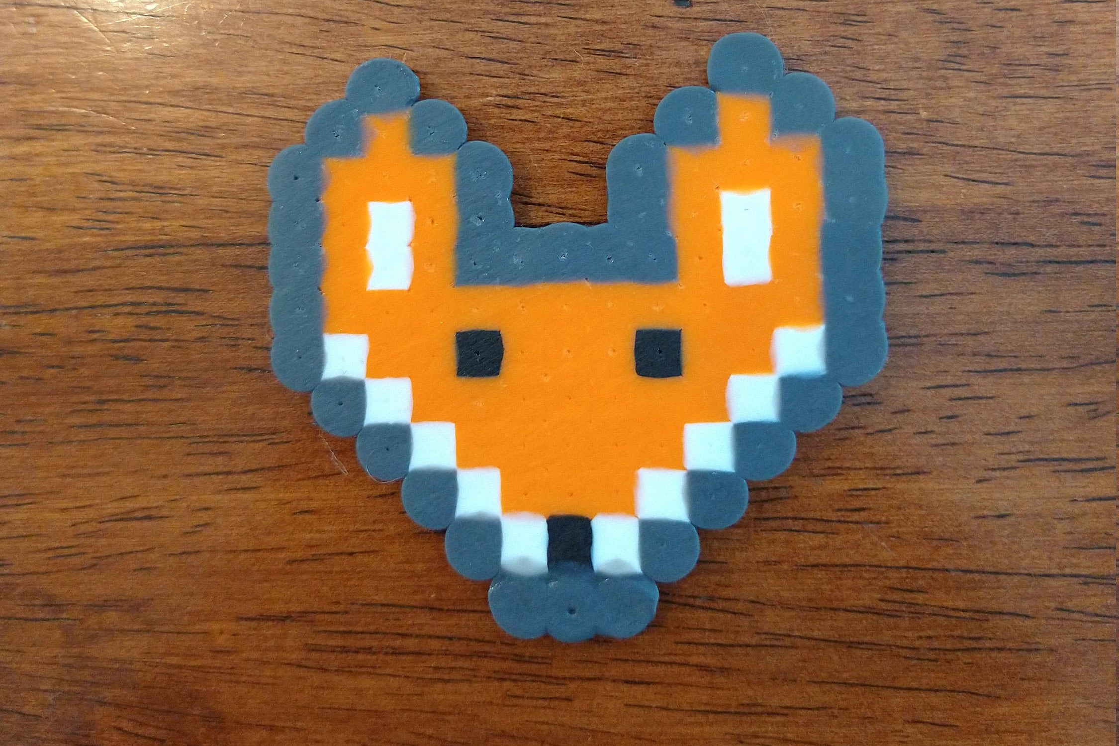 Perler Bead Cute Little Fox Etsy