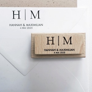 Sello de boda / Autoentintable o de madera / Sello de dirección personalizado / Sello personalizado para guardar la fecha / Regalo para casa nueva / Idea de regalo para recibir a familiares