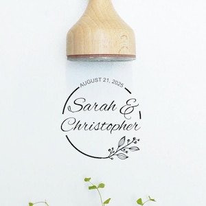 Hochzeitsstempel | Personalisierter Hochzeitsstempel | Neues Zuhause-Geschenk | Hochzeitsgeschenkidee | Für Einladungen