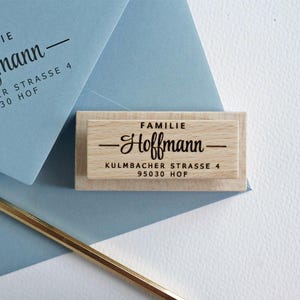 Timbro per indirizzo di ritorno / Autoinchiostrante o in legno / Timbro per indirizzo personalizzato / Timbro per indirizzo personalizzato / Regalo per nuova casa / Idea regalo per ospitare la famiglia