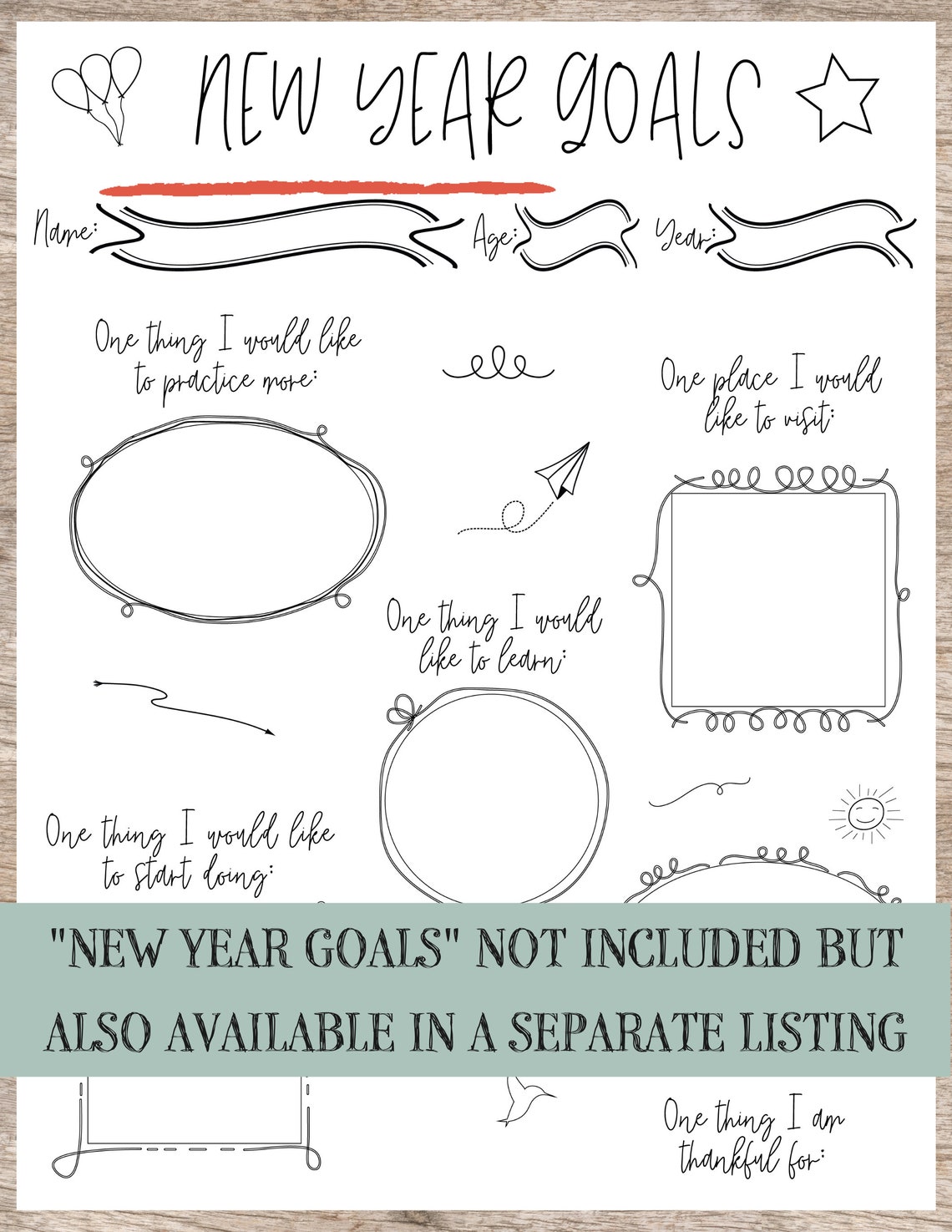 Kids Printable Year in Review | New Year Kids Activities | New Year ...