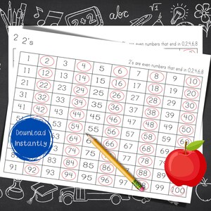 Counting to 100 | Learning to Count | Number Printable | Counting ...