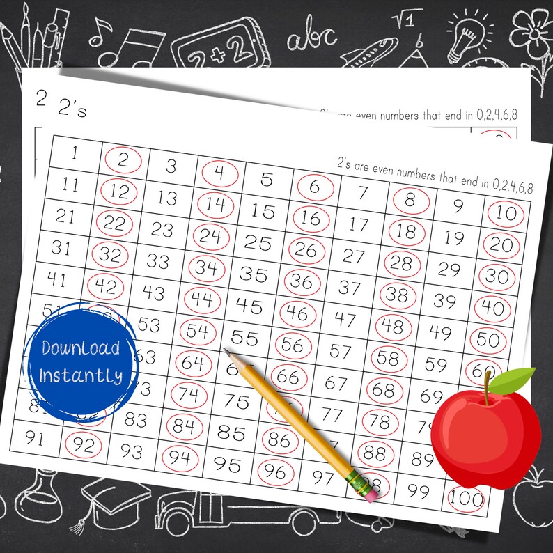 Counting to 100 | Learning to Count | Number Printable | Counting ...