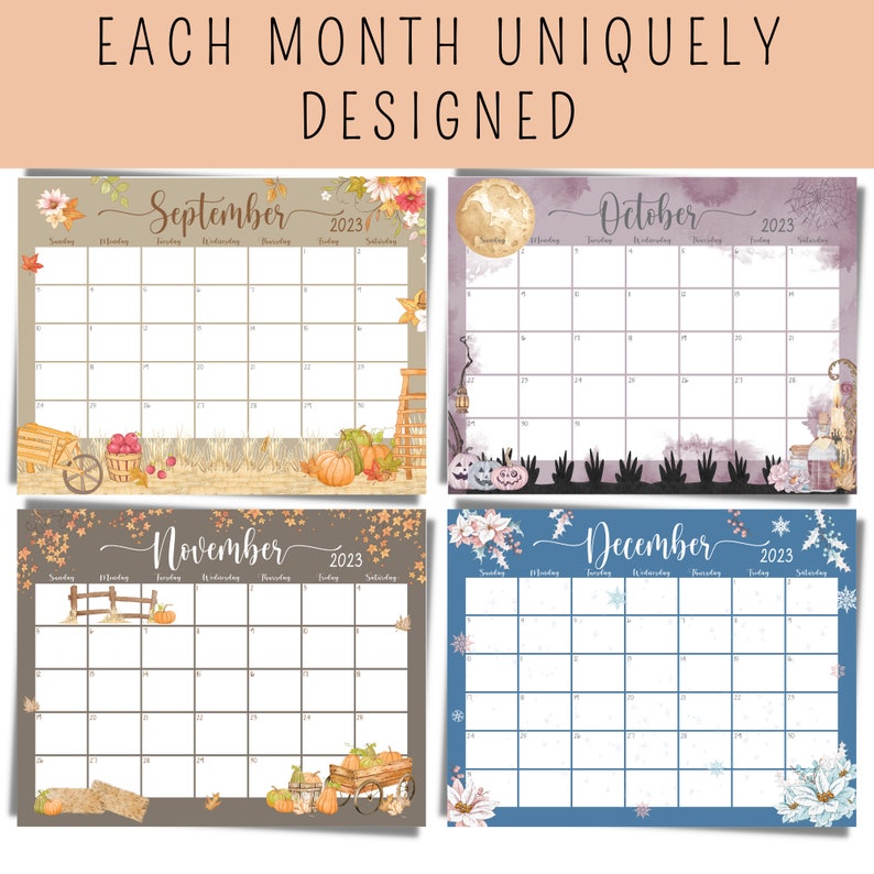 printable-calendar-2023-editable-calendar-monthly-digital-etsy