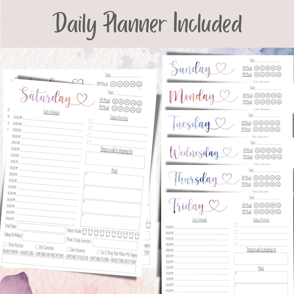 2024-2025 Portrait Printable Calendar Template Family - Etsy UK