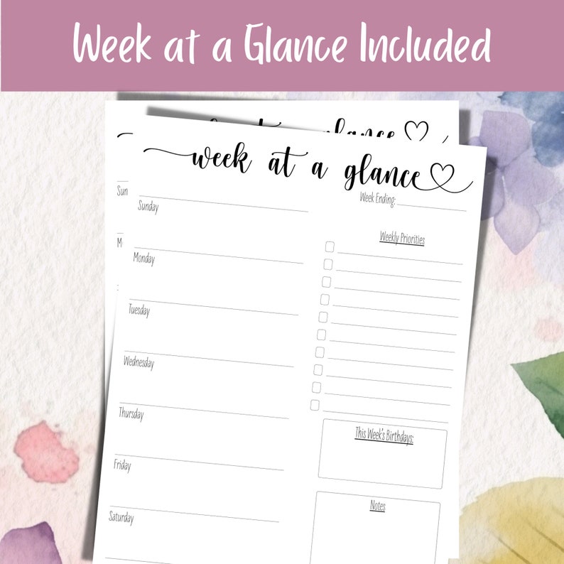 20242025 Printable Calendar Template Editable Family Organizer Monthly