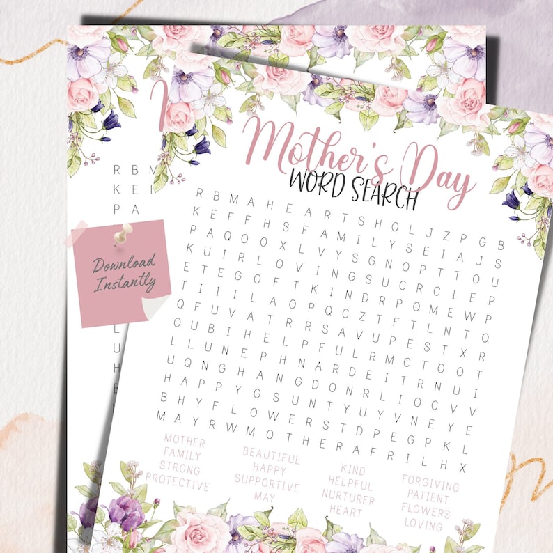 Mother's Day Games Mother's Day Games Printable - Etsy