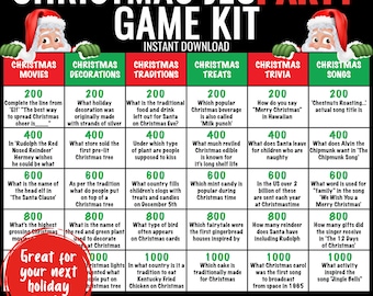 Christmas Jeopardy Family Game Night - Etsy