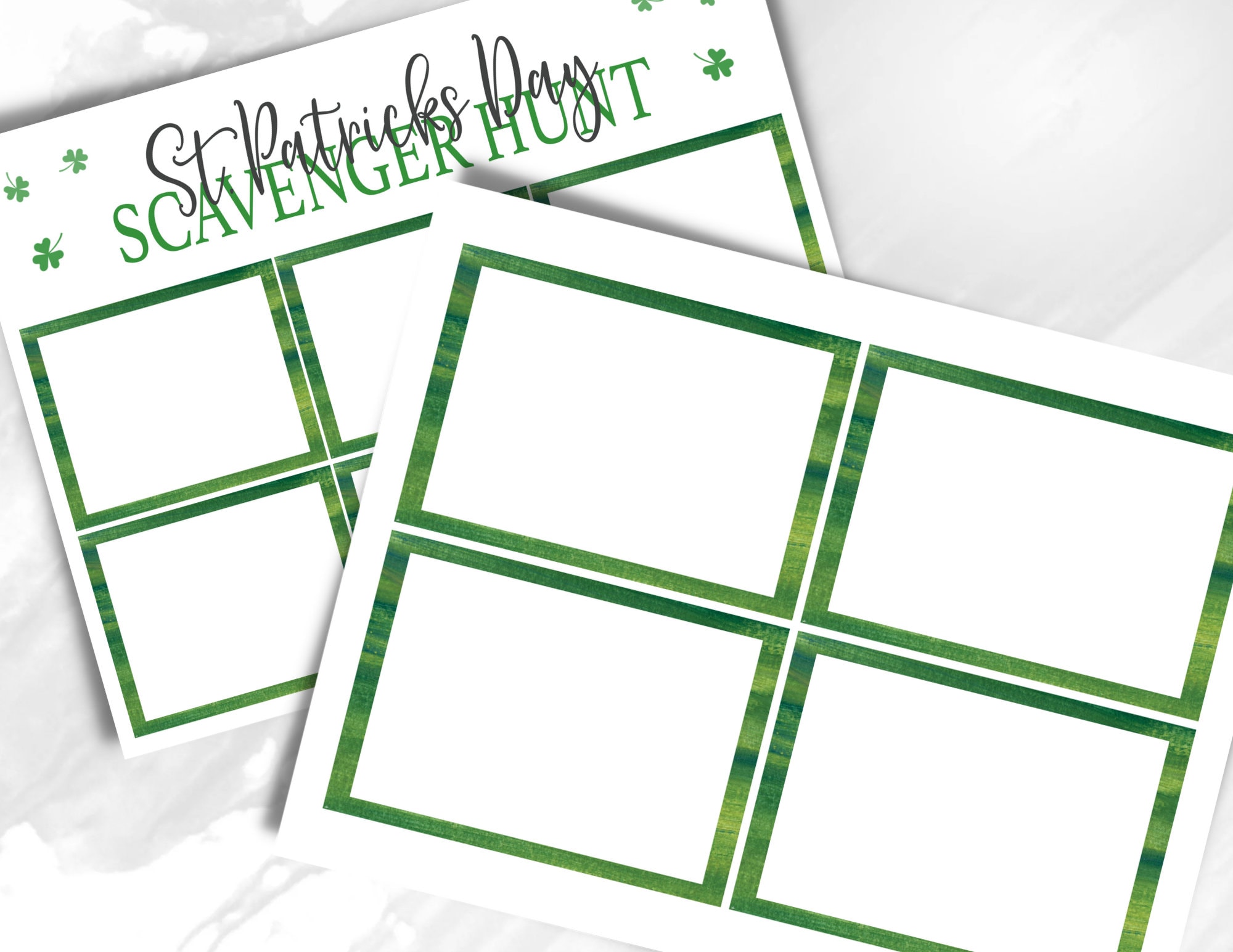 St Patricks Day Scavenger Hunt for Kids Fun Indoor Treasure Hunt ...