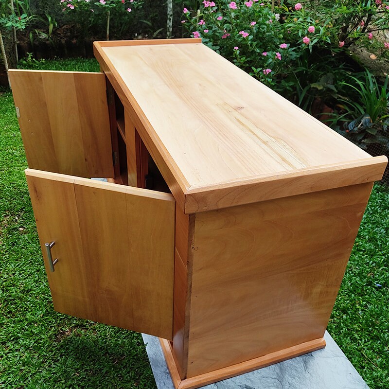 Custom Fish Tank Stand Mahogany Solid Wood Aquarium Etsy