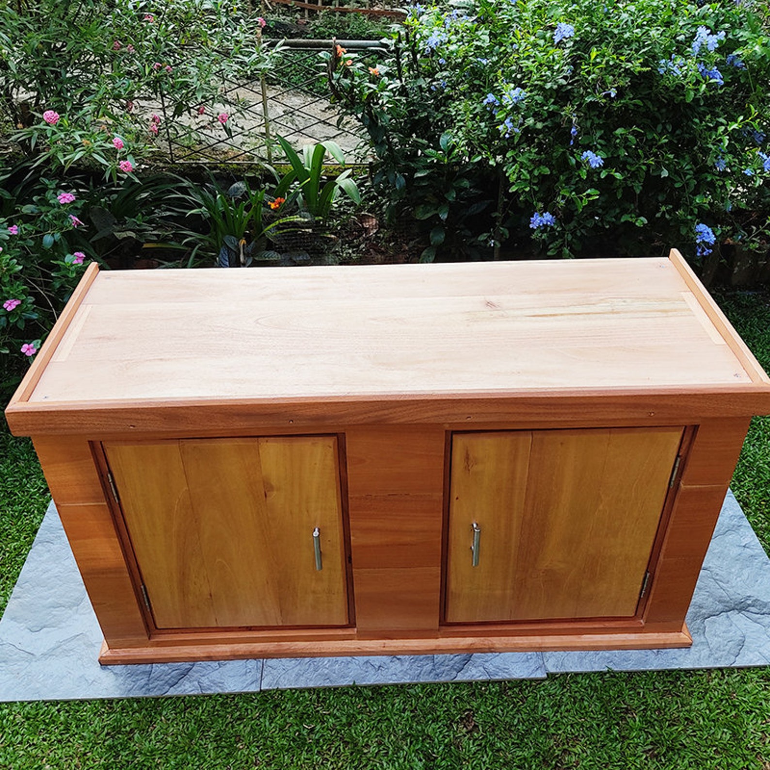 Custom Fish Tank Stand Mahogany Solid Wood Aquarium Etsy