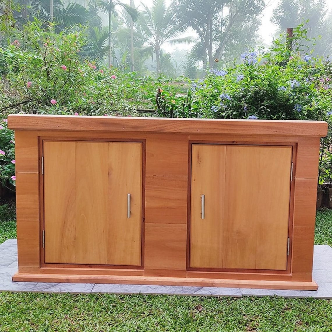Custom Fish Tank Stand Mahogany Solid Wood Aquarium Etsy