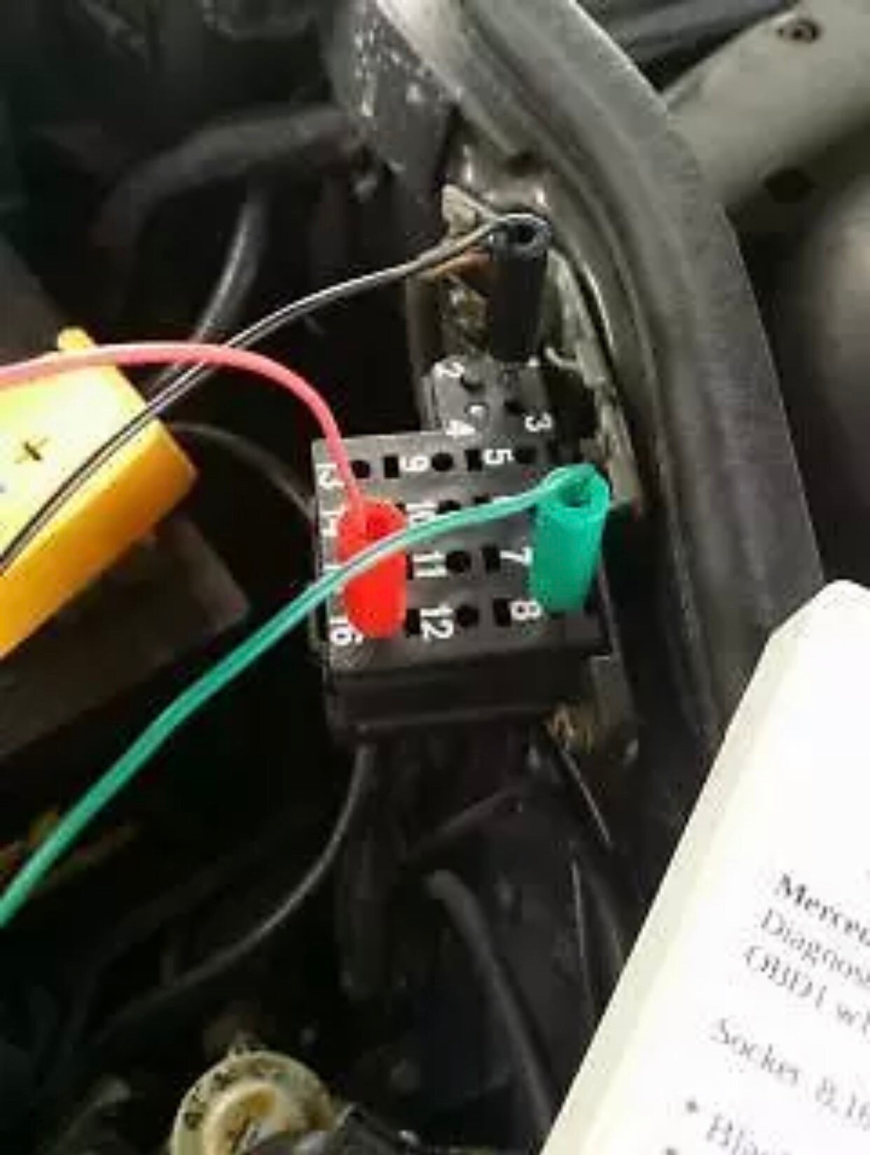 Разъем obd w124