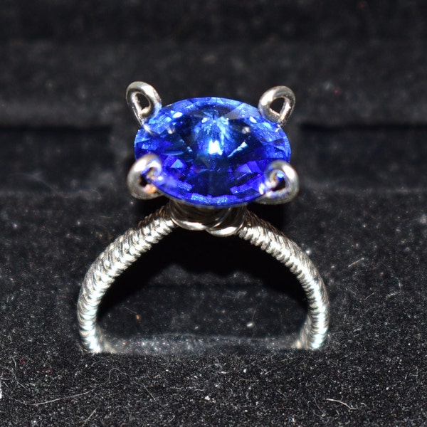 14mm Swarovski Wire Woven Ring