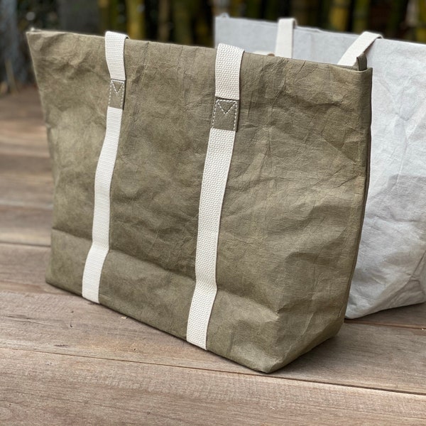 Washable Paper Tote Bag