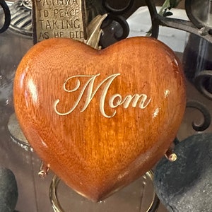 Heart keepsake for Ashes - Wood Keepsake - Pet Urn for ashes - Our Nostalgia Collection - Shabby Chic and Antique Wood Keepsake for Ashes