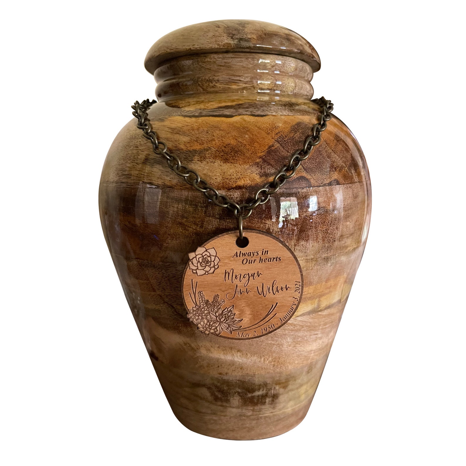 Stunning Mango Wood Urn for Human Ashes Urn for Human Ashes Etsy