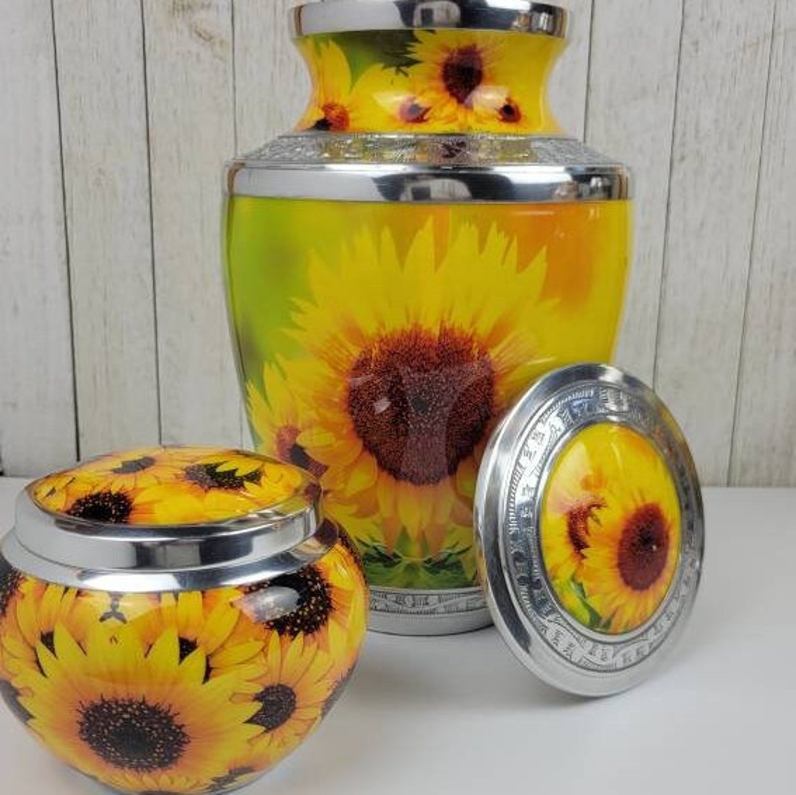 You Are My Sunshine Urn for Ashes Sunflower Urn for Human Etsy