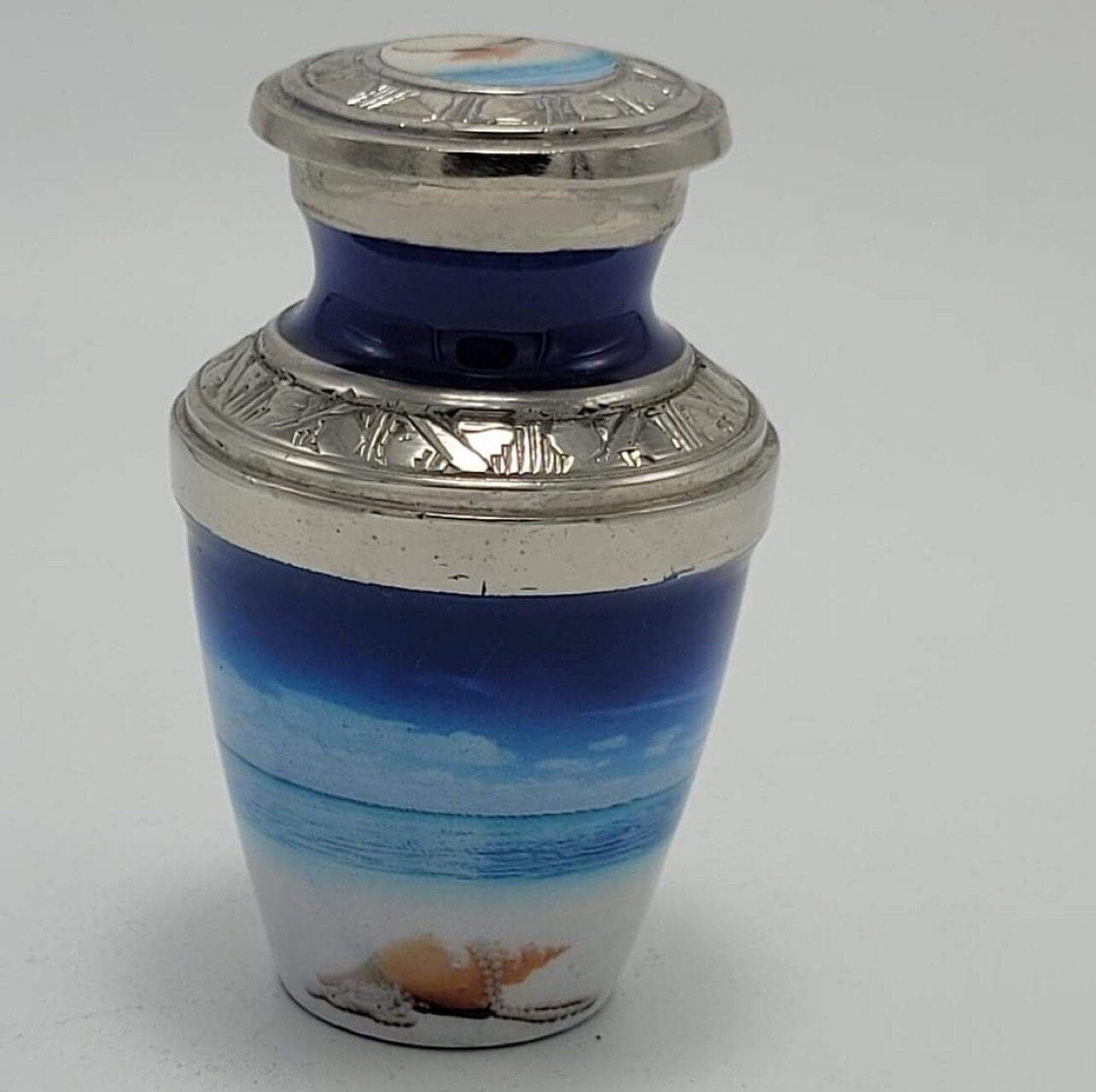 Seashell Urn for Ashes Ocean Keepsake for Ashes Though Etsy