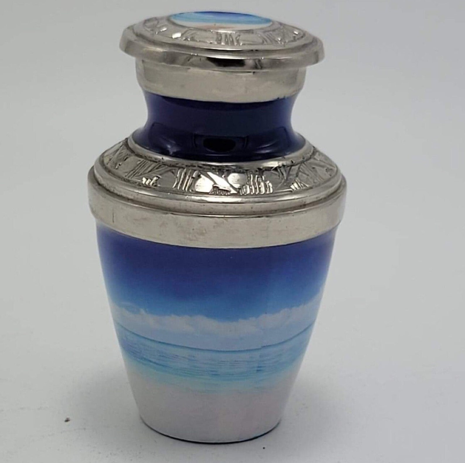 Seashell Urn for Ashes Ocean Keepsake for Ashes Though Etsy